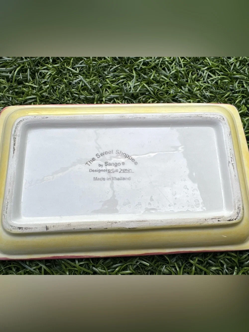 🌼Sango The Sweet Shoppe Ceramic Butter Dish Lid Sue Zipkin Vintage